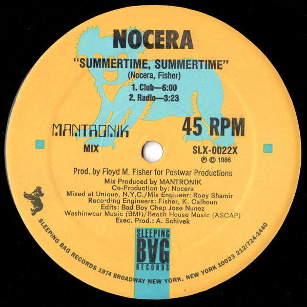 Nocera - Summertime, Summertime (12")