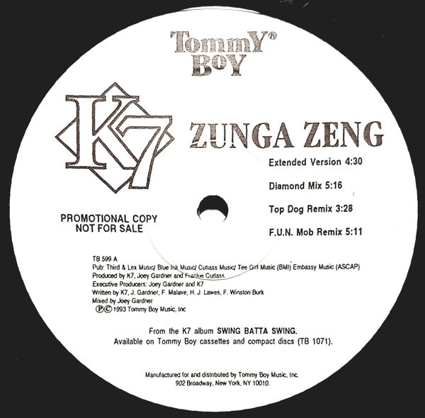 K7 - Zunga Zeng (12", Promo)