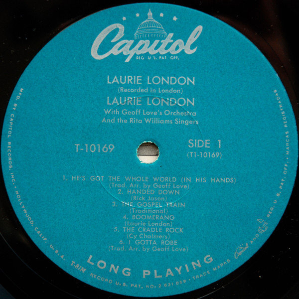 Laurie London - England's 14-Year Old Singing Sensation - Capitol Records, Capitol Records - T10169, T-10169 - LP, Album 2152066448