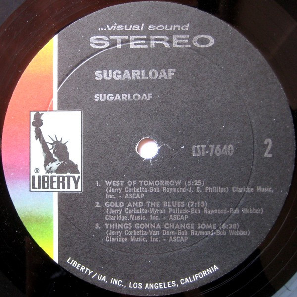 Sugarloaf - Sugarloaf - Liberty - LST-7640 - LP, Album, Kee 2188711955