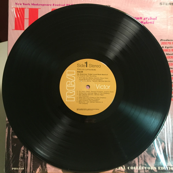 Galt MacDermot - New York Shakespeare Festival Public Theater Presents Hair: An American Tribal Love-Rock Musical - RCA Victor - PRS-319 - LP, Album, RE, S/Edition, Ind 2154262349