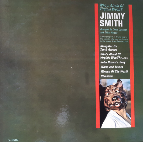 Jimmy Smith - Who's Afraid Of Virginia Woolf? - Verve Records - V-8583 - LP, Album, Mono, RE, Gat 2172214175