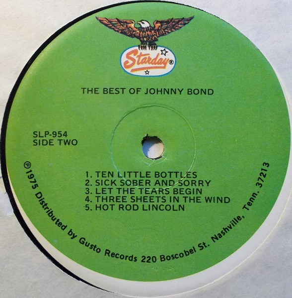 Johnny Bond - The Best Of Johnny Bond - Starday Records - SLP-954 - LP, Comp, RE 2166903269