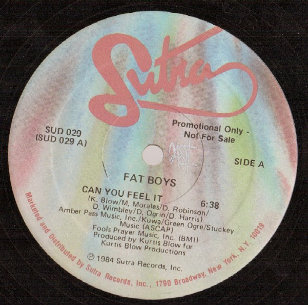 Fat Boys - Can You Feel It (12", Promo)