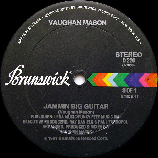 Vaughan Mason - Jammin Big Guitar (12")