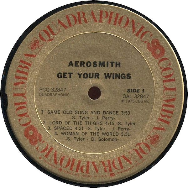 Aerosmith - Get Your Wings - Columbia - PCQ 32847 - LP, Album, Quad 2221791625