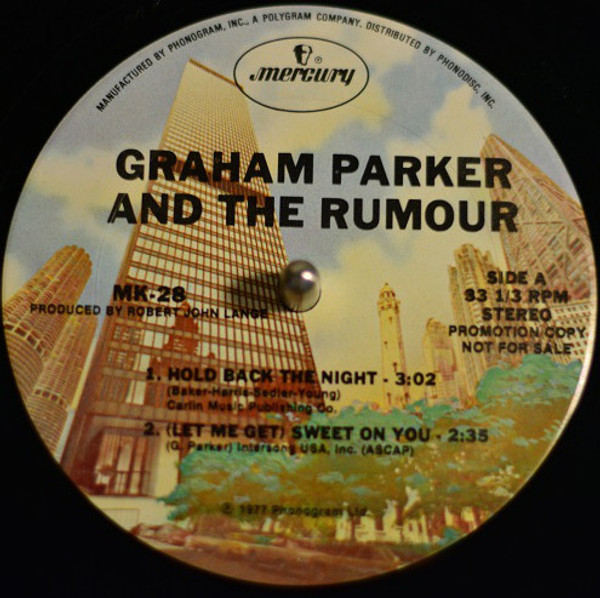 Graham Parker And The Rumour - The (Black) Pink Parker - Mercury - MK-28 - 12", Promo, Smplr 2221680949