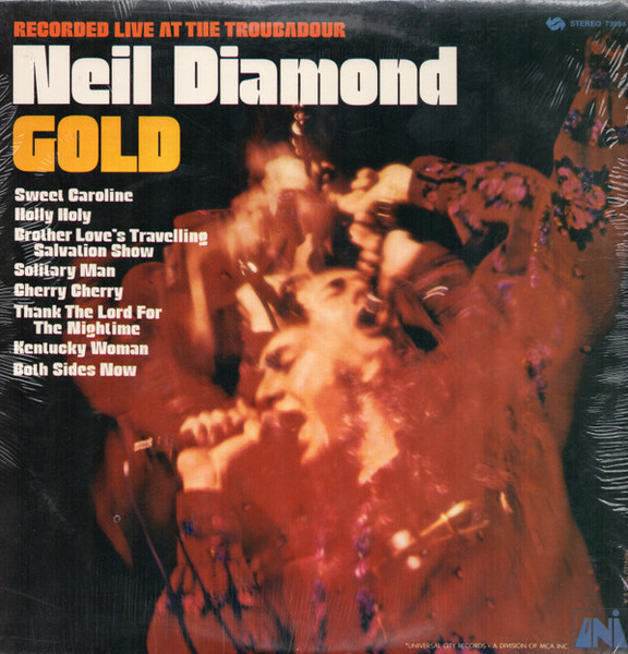 Neil Diamond - Gold (LP, Album, Pin)