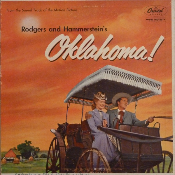 Rodgers & Hammerstein - Oklahoma! - Capitol Records, Capitol Records - SAO 595, SAO-595 - LP, Mono, RP, Gat 2230708015