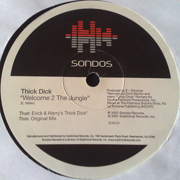 Thick Dick - Welcome 2 The Jungle - Sondos, Sondos - SON 01, SON 1 - 12" 2227662694