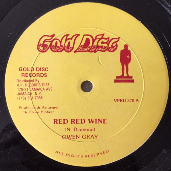 Owen Gray - Red Red Wine (12", Single)