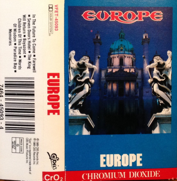 Europe (2) - Europe - Epic - VFET-45093 - Cass, Album 2243119396