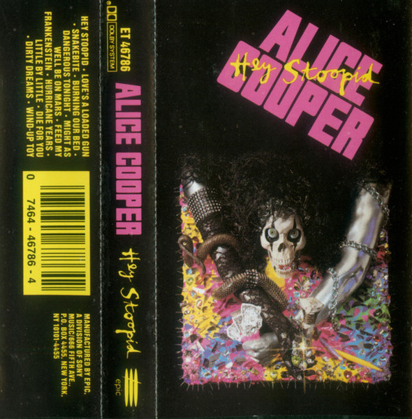 Alice Cooper (2) - Hey Stoopid - Epic - ET-46786 - Cass, Album 2242956658