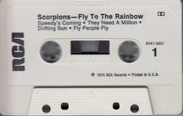 Scorpions - Fly To The Rainbow - RCA Victor - AYK1-5057 - Cass, Album, RE 2243069521