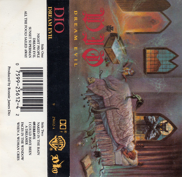 Dio (2) - Dream Evil - Warner Bros. Records, Warner Bros. Records - 9 25612-4, 4-25612 - Cass, Album, SR, 2242750561