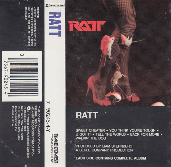 Ratt - Ratt - Time Coast Communications, Inc. - 7 90245-4-Y - Cass, EP, SR 2242750165