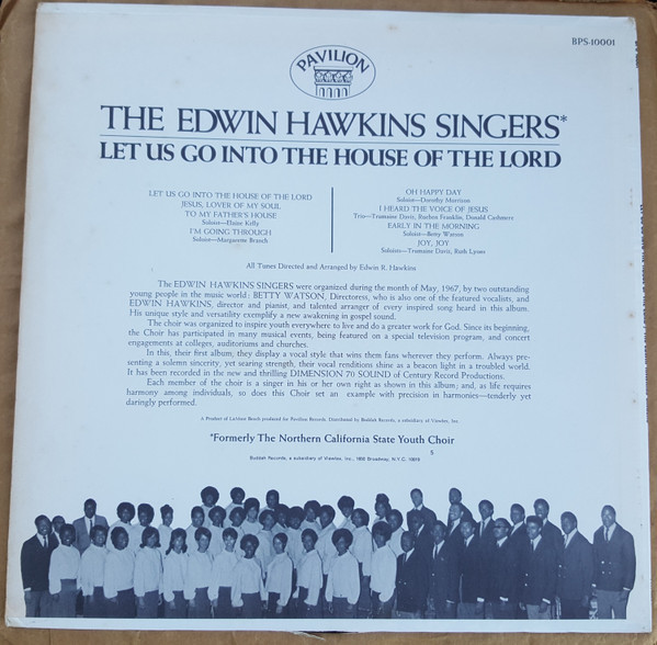 Edwin Hawkins Singers - Let Us Go Into The House Of The Lord - Pavilion Records, Pavilion Records, Pavilion Records - BPS-10001, BPS 10001, PBS 10001 - LP, Album 2240883505