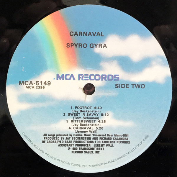 Spyro Gyra - Carnaval - MCA Records - MCA-5149 - LP, Album, MCA 2228947849