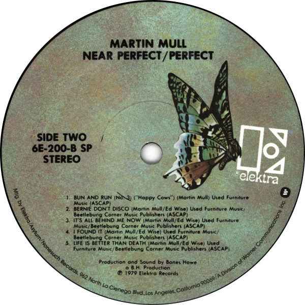Martin Mull - Near Perfect / Perfect - Elektra - 6E-200 - LP, Album, Spe 2243048824
