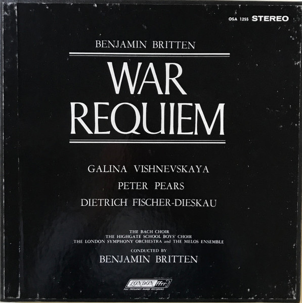 Benjamin Britten - War Requiem - London Records - OSA 1255 - 2xLP, ffr + Box, Album, RP 2360235691