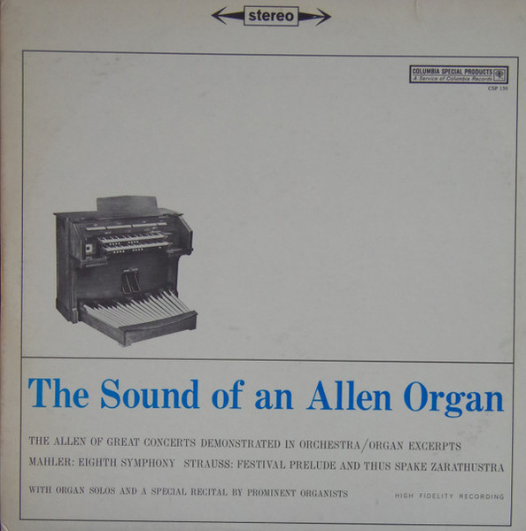 Various - The Sound Of An Allen Organ - Columbia Special Products - CSP 130 - LP 2264910724