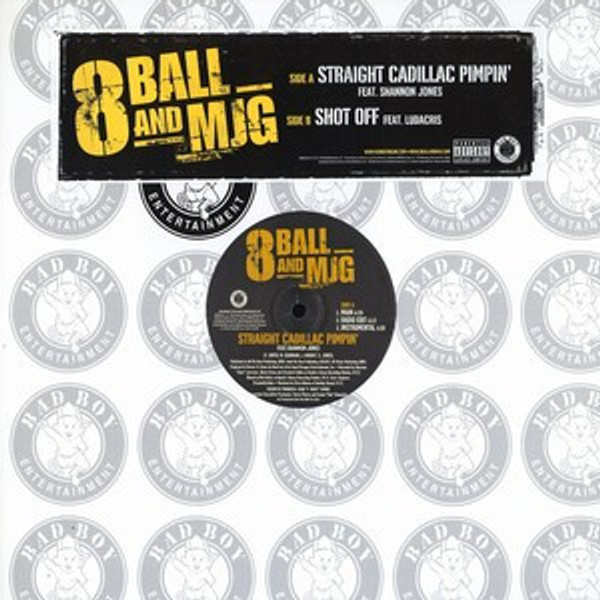 Eightball & M.J.G. - Straight Cadillac Pimpin' / Shot Off - Bad Boy Entertainment - UNIR21249-1 - 12", Promo 2371522933