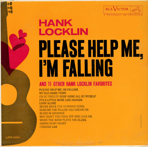 Hank Locklin - Please Help Me, I'm Falling - RCA Victor, RCA Victor, RCA Victor - LPM-2291, LPM-2291 RE, LPM 2291 - LP, Album, Mono, RE 2357560450