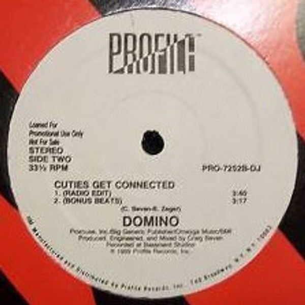 Domino (4) - Cuties Get Connected - Profile Records - PRO-7252-DJ - 12", Promo 2281415590