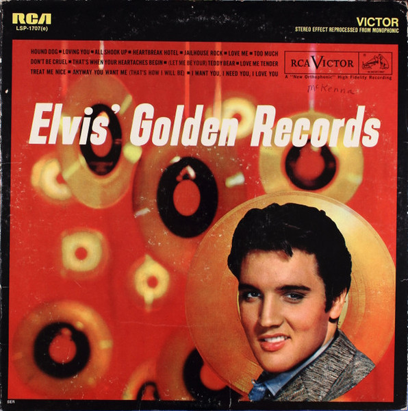 Elvis Presley - Elvis' Golden Records - RCA Victor, RCA Victor - LSP-1707(e), LSP 1707(e) - LP, Comp, RE, Ora 2271906085