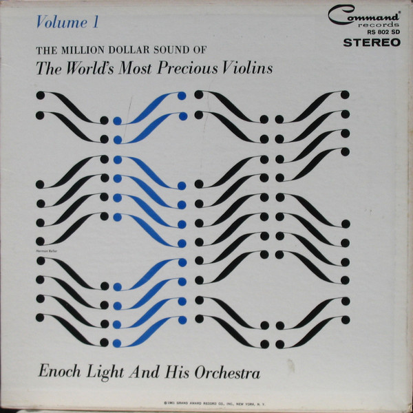 Enoch Light And His Orchestra - The Million Dollar Sound Of The World's Most Precious Violins Volume 1 - Command - RS 802 SD - LP, Album 2379231652