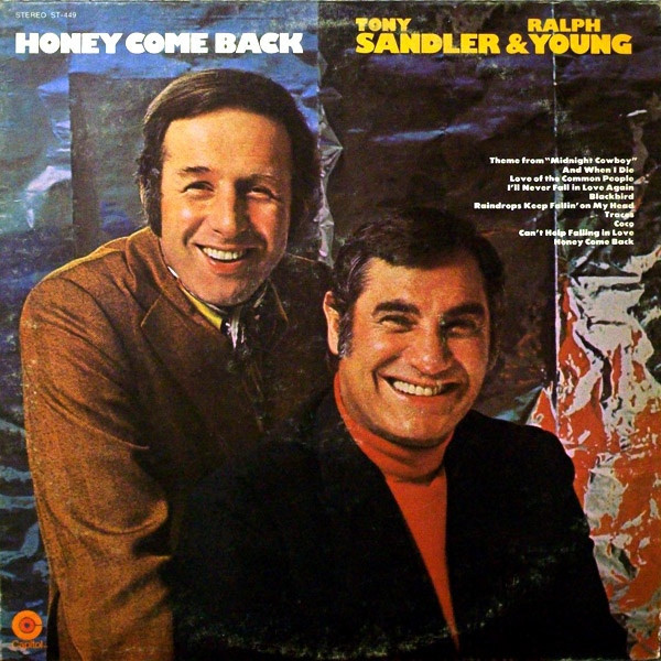 Sandler & Young - Honey Come Back - Capitol Records (Canada) Ltd. - ST-449 - LP 2380710592