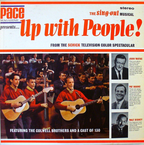 Up With People - Pace Magazine Presents Up With People! The Sing-Out Musical - Pace Records (2) - Pace #1101 - LP 2263179631