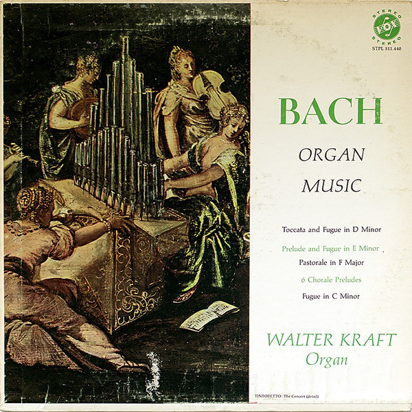 Johann Sebastian Bach, Walter Kraft - Organ Music - Vox (6) - STPL 511.440 - LP 2280165478