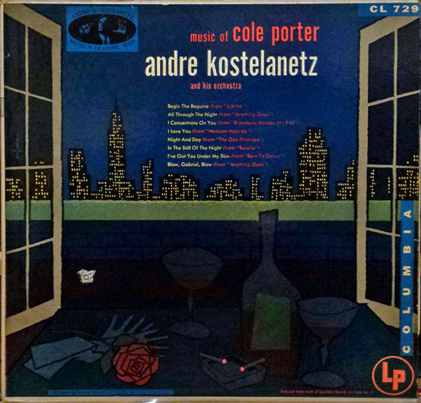Andr√© Kostelanetz And His Orchestra - Music Of Cole Porter - Columbia - CL 729 - LP, Album, Mono, RE 2278950238