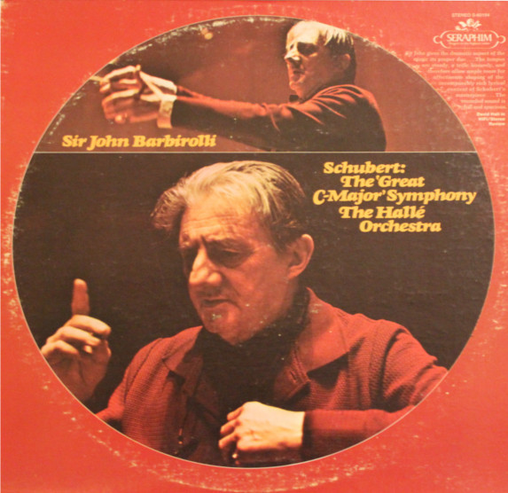 Sir John Barbirolli : Franz Schubert, Hall√© Orchestra - The 'Great C-Major' Symphony - Seraphim - S-60194 - LP 2383377847
