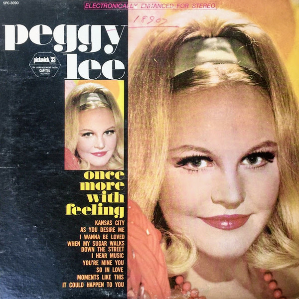 Peggy Lee - Once More With Feeling - Pickwick/33 Records - SPC-3090 - LP, Comp, RE 2318952067