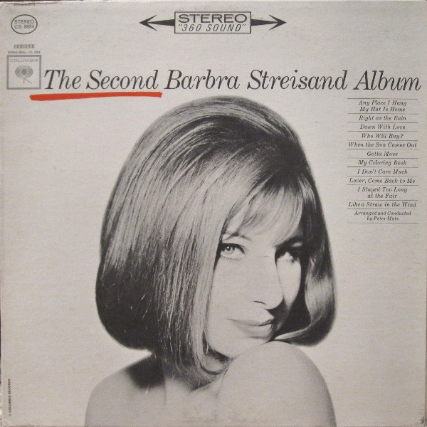 Barbra Streisand - The Second Barbra Streisand Album - Columbia - CS 8854 - LP, Album 2276868418