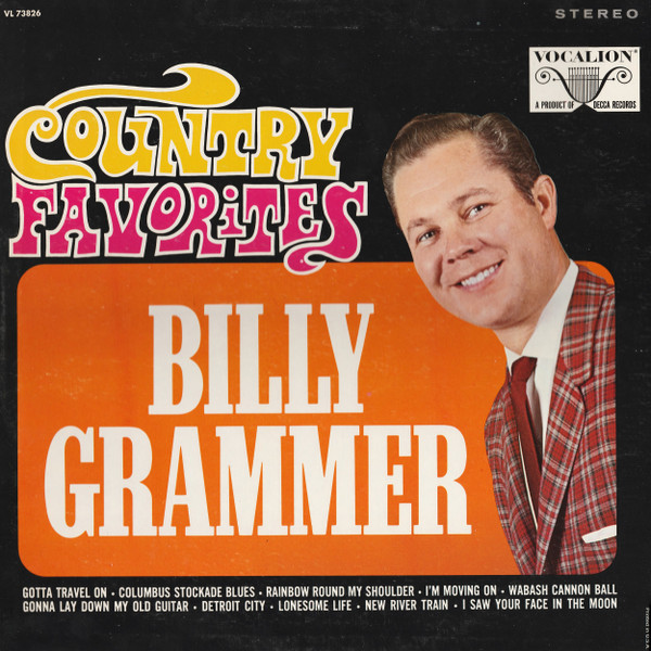 Billy Grammer - Country Favorites - Vocalion (2) - VL 73826 - LP, Album 2289483829