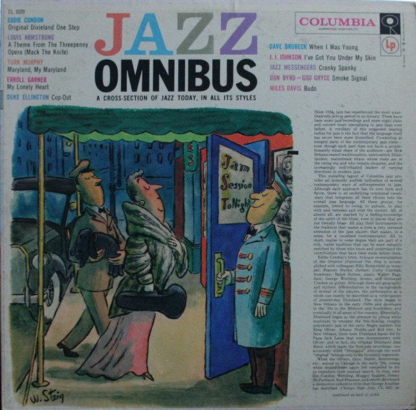 Various - Jazz Omnibus - Columbia - CL 1020 - LP, Album, Comp, Mono 2376434386