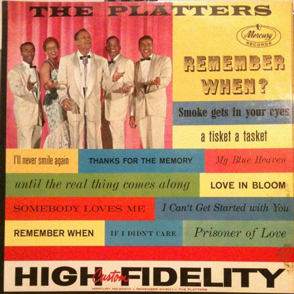 The Platters - Remember When? - Mercury - MG 20410 - LP, Mono 2316311800