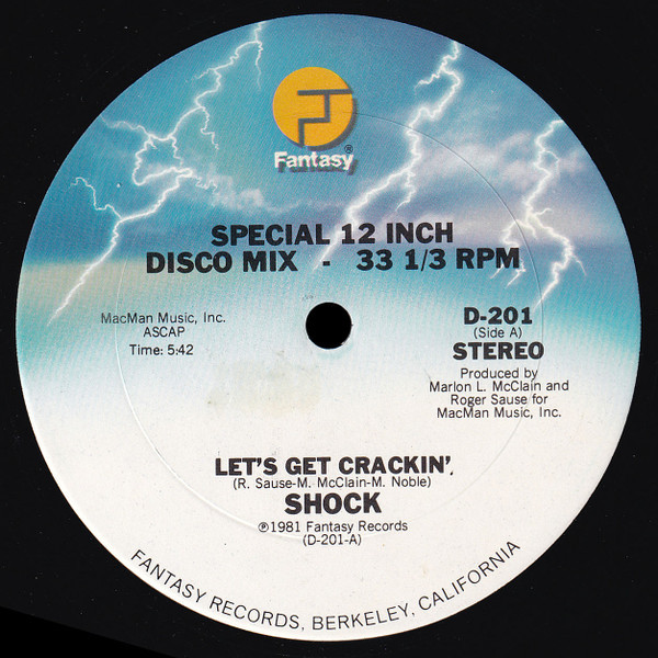 Shock (3) - Let's Get Crackin' - Fantasy - D-201 - 12" 2272481335