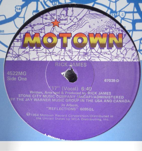 Rick James - 17 - Motown - 4522MG - 12", Single 2360547868