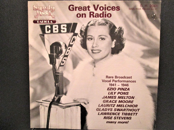 Various - Great Voices On Radio - Sandy Hook Records - S.H. 2041 - LP, Album 2390433994
