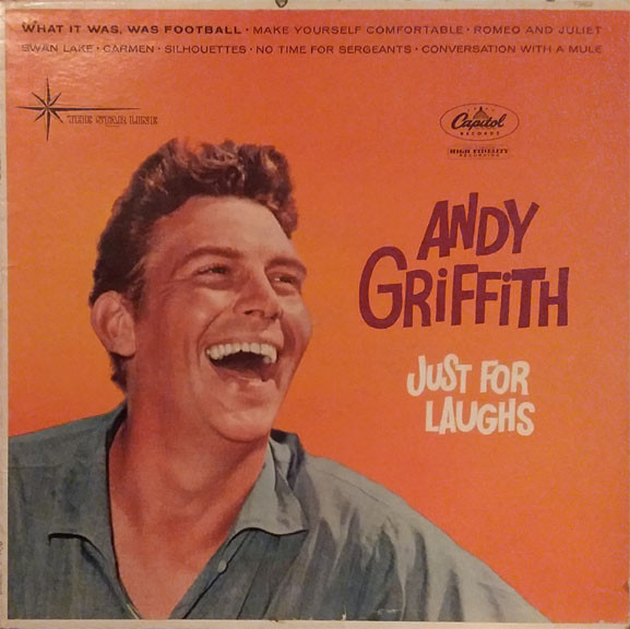 Andy Griffith - Just For Laughs - Capitol Records, Capitol Records - T962, T-962 - LP, Album, RE 2263469068