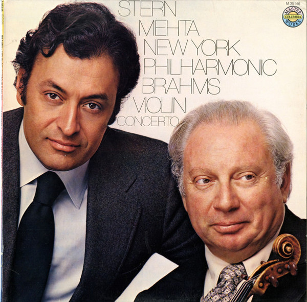 Isaac Stern, Zubin Mehta, The New York Philharmonic Orchestra - Johannes Brahms - Violin Concerto - Columbia Masterworks - M 35146 - LP, Album, Ter 2367546841
