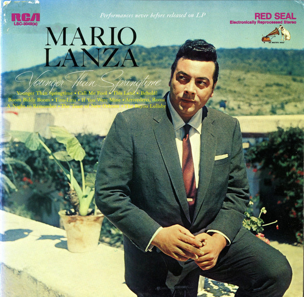Mario Lanza - Younger Than Springtime - RCA Red Seal - LSC-3049(e) - LP 2378145172
