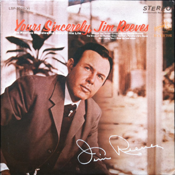 Jim Reeves - Yours Sincerely, Jim Reeves - RCA Victor - LSP-3709(e) - LP, Album 2354949115
