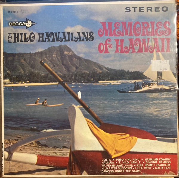 The Hilo Hawaiians - Memories Of Hawaii - Decca - DL 74316 - LP, Album 2390166907