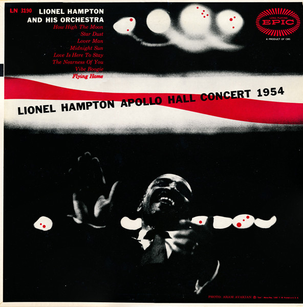 Lionel Hampton And His Orchestra - Lionel Hampton Apollo Hall Concert 1954 - Epic - LN 3190 - LP, Album, Mono 2367344533
