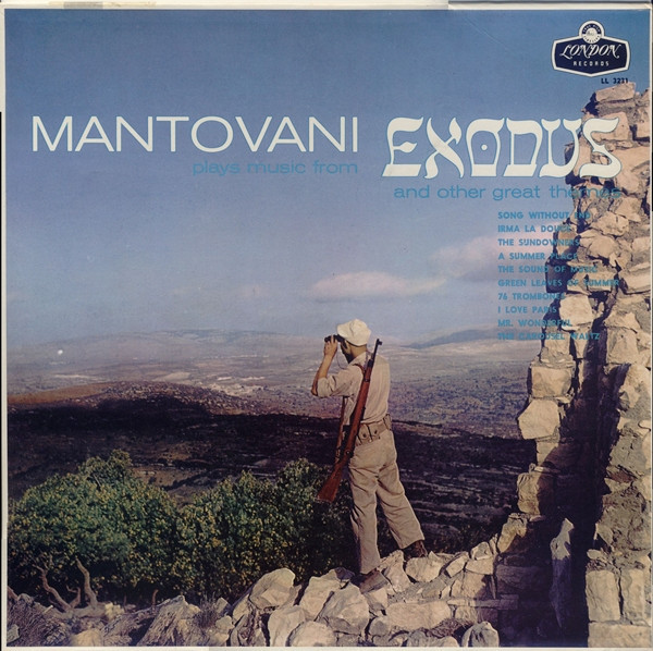 Mantovani - Plays Music From Exodus And Other Great Themes (LP, Mono)